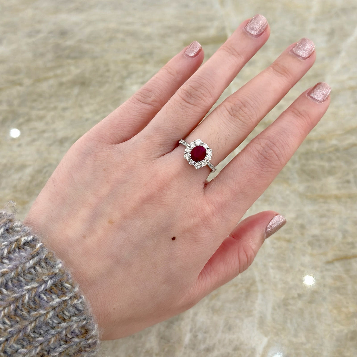 Ruby Diamond Ring