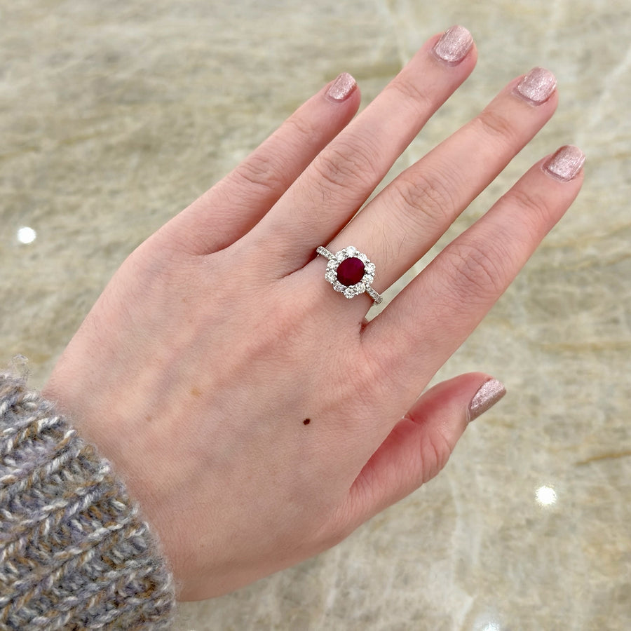 Ruby Diamond Ring