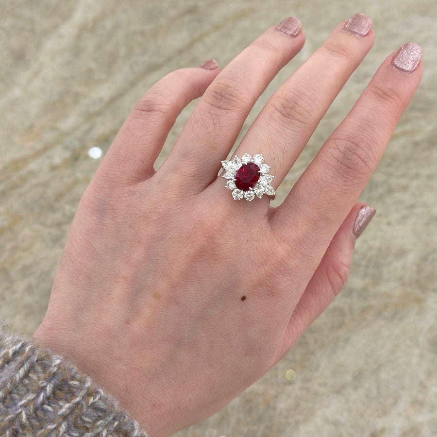 Ruby Diamond Ring