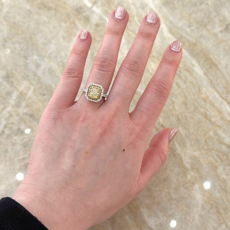 Yellow Diamond Engagement Ring