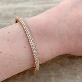Pave Diamond Eternity Bangle-Pave Diamond Eternity Bangle