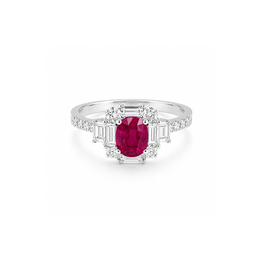 Ruby Diamond Ring