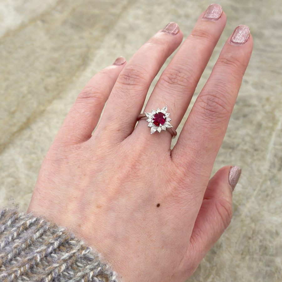 Ruby Diamond Ring