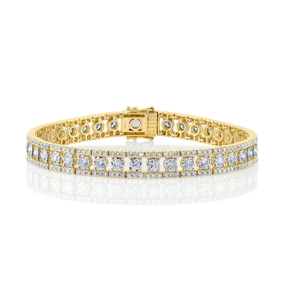 Shy Creation Diamond Line Bracelet 4.70 CT