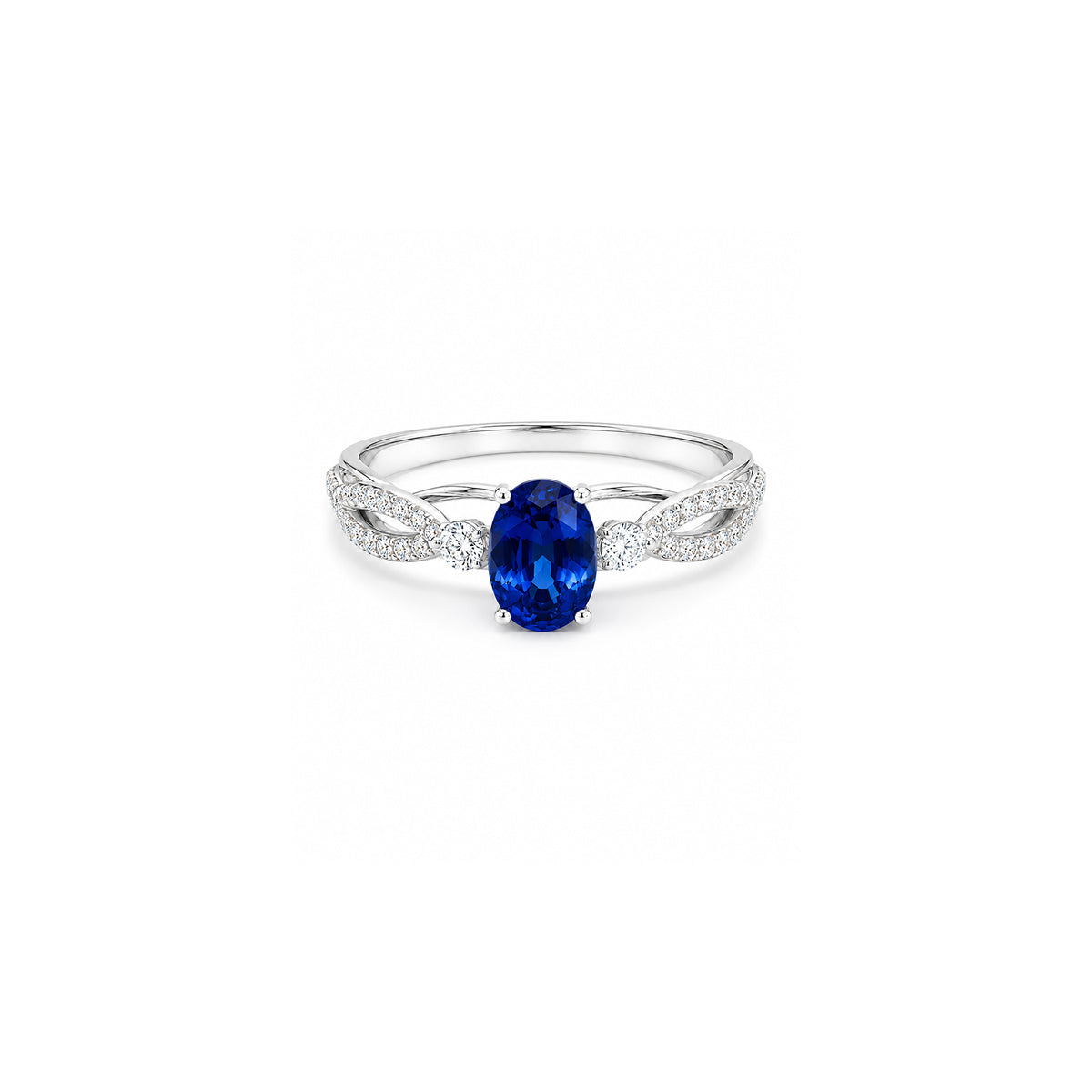 Sapphire Diamond Ring