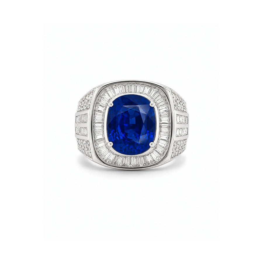 Sapphire Diamond Ring