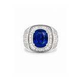 Sapphire Diamond Ring-Sapphire Diamond Ring