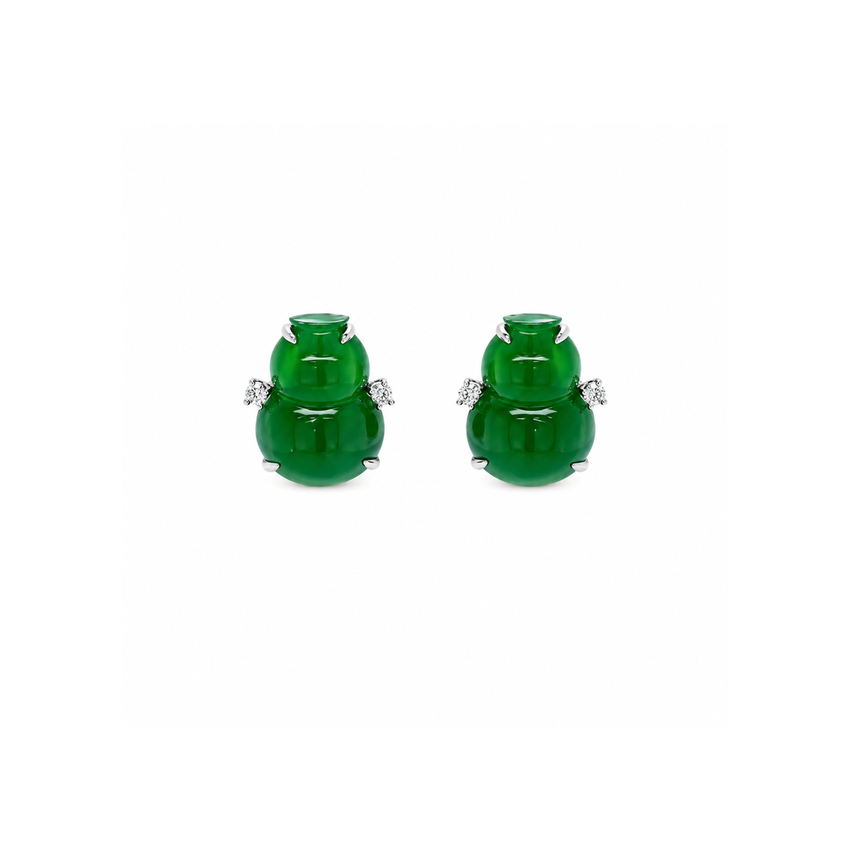 Jade Gourd Earrings