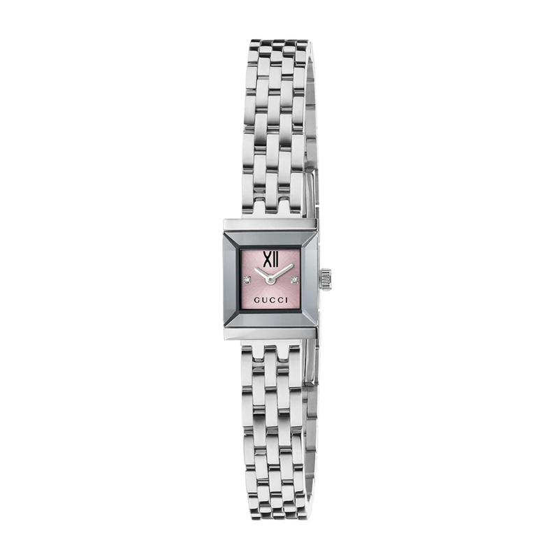 Gucci G-Frame Watch 14x18mm, Pink-Gucci G-Frame Watch 14x18mm, Pink