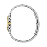 Gucci G-Flat Watch 24mm, Silver/Gold-Gucci G-Flat Watch 24mm, Silver/Gold