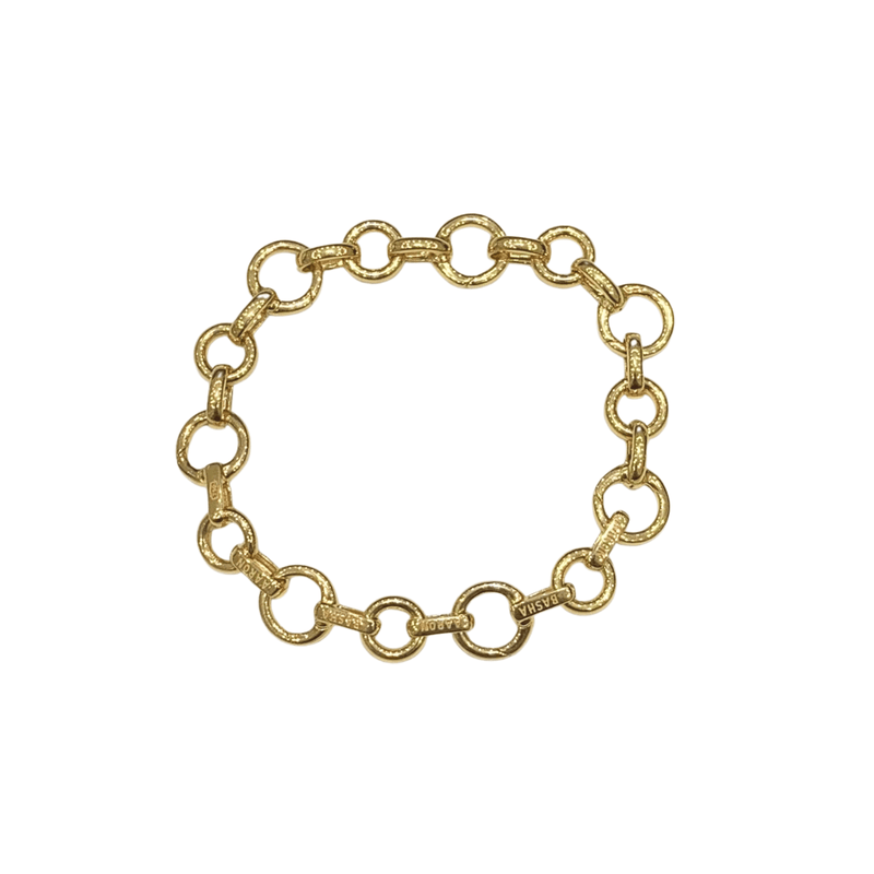 Aaron Basha 18K Yellow Gold Bracelet-Aaron Basha 18K Yellow Gold Bracelet B2087SM