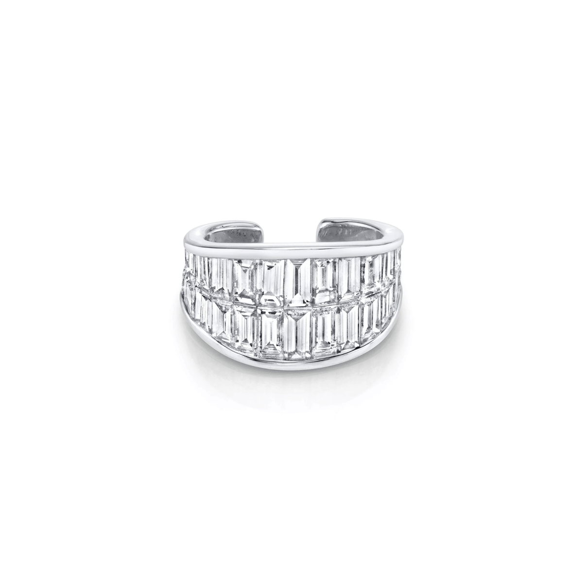 Anita Ko Baguette Diamond Galaxy Ear Cuff - AKGXYBC - WG