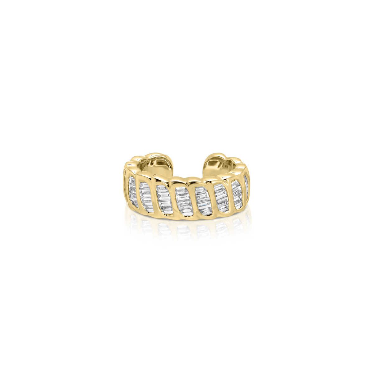 Anita Ko Baguette Diamond Zoe Ear Cuff AKECBDZOE-YG