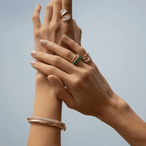 Anita Ko Cosmo Oval Bangle-Anita Ko Cosmo Oval Bangle - AKBCOS - YG
