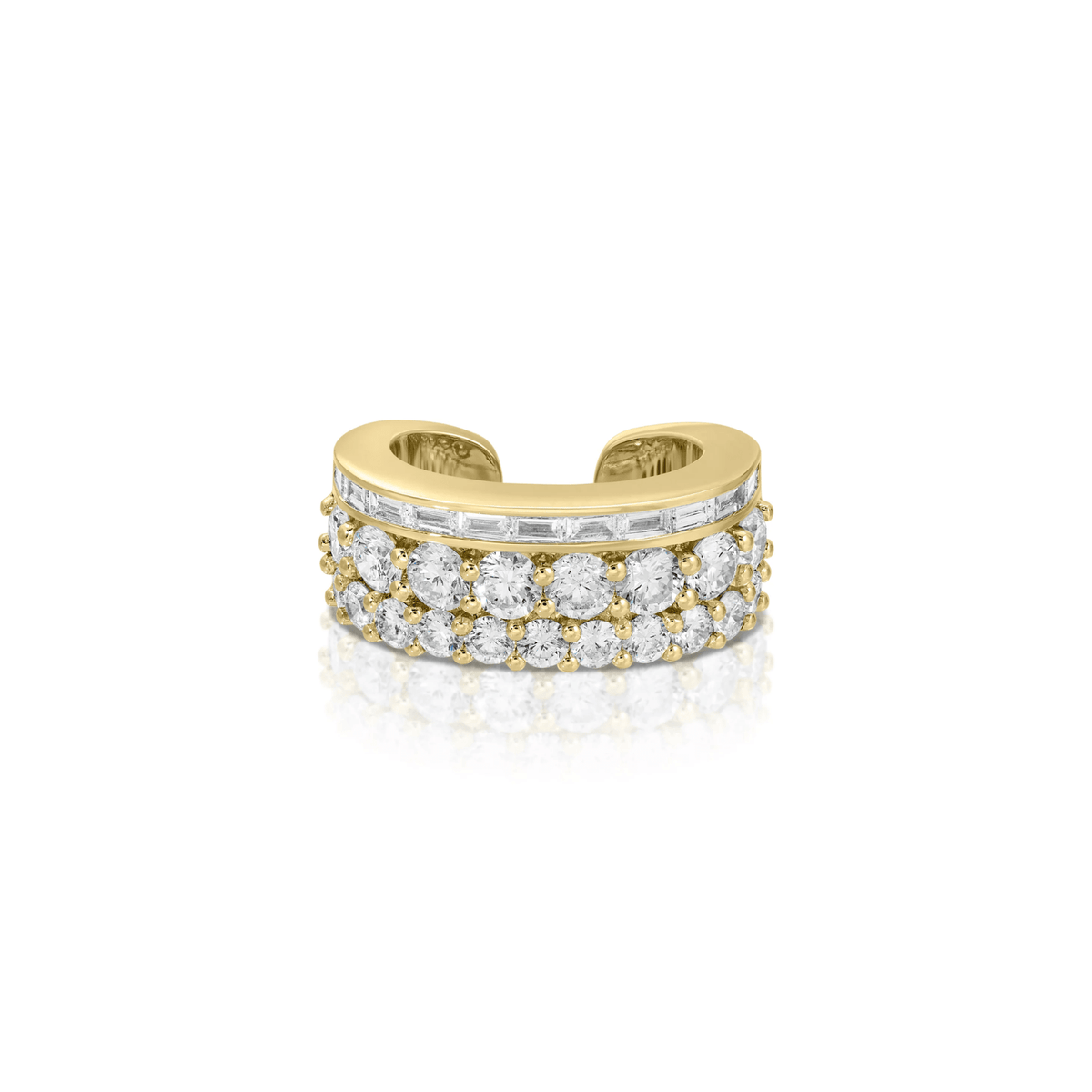 Anita Ko Diamond Lola Ear Cuff - AKECRDBAG - D - YG