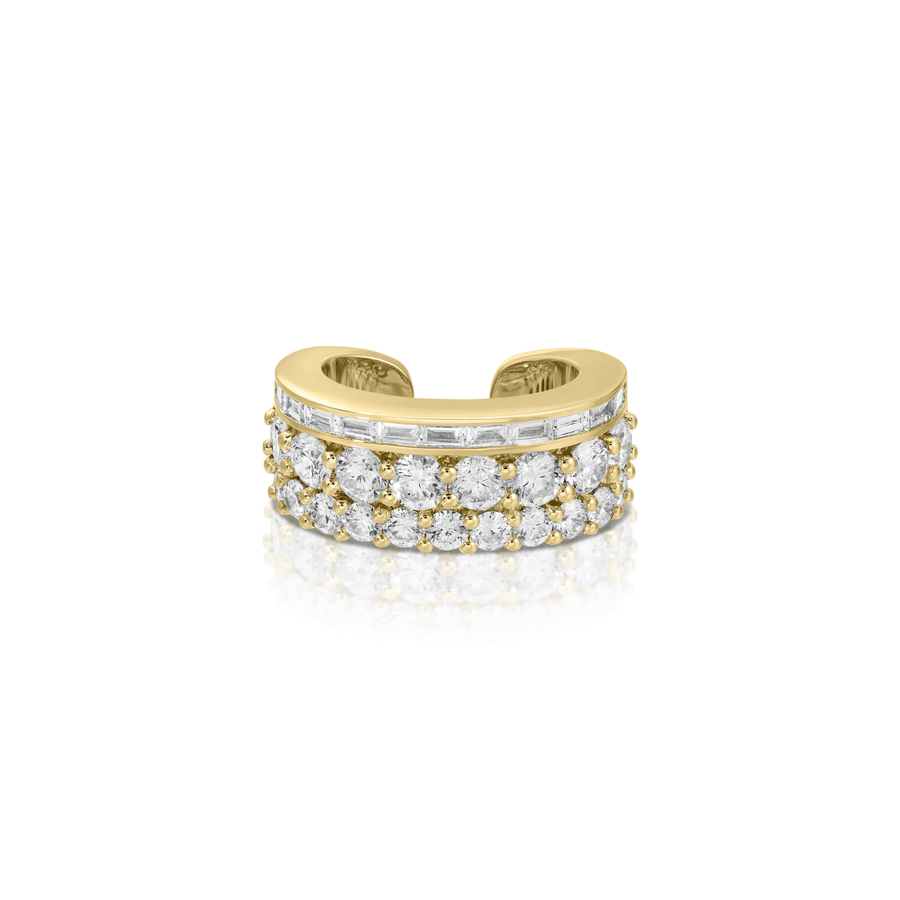Anita Ko Diamond Lola Ear Cuff - AKECRDBAG - D - YG