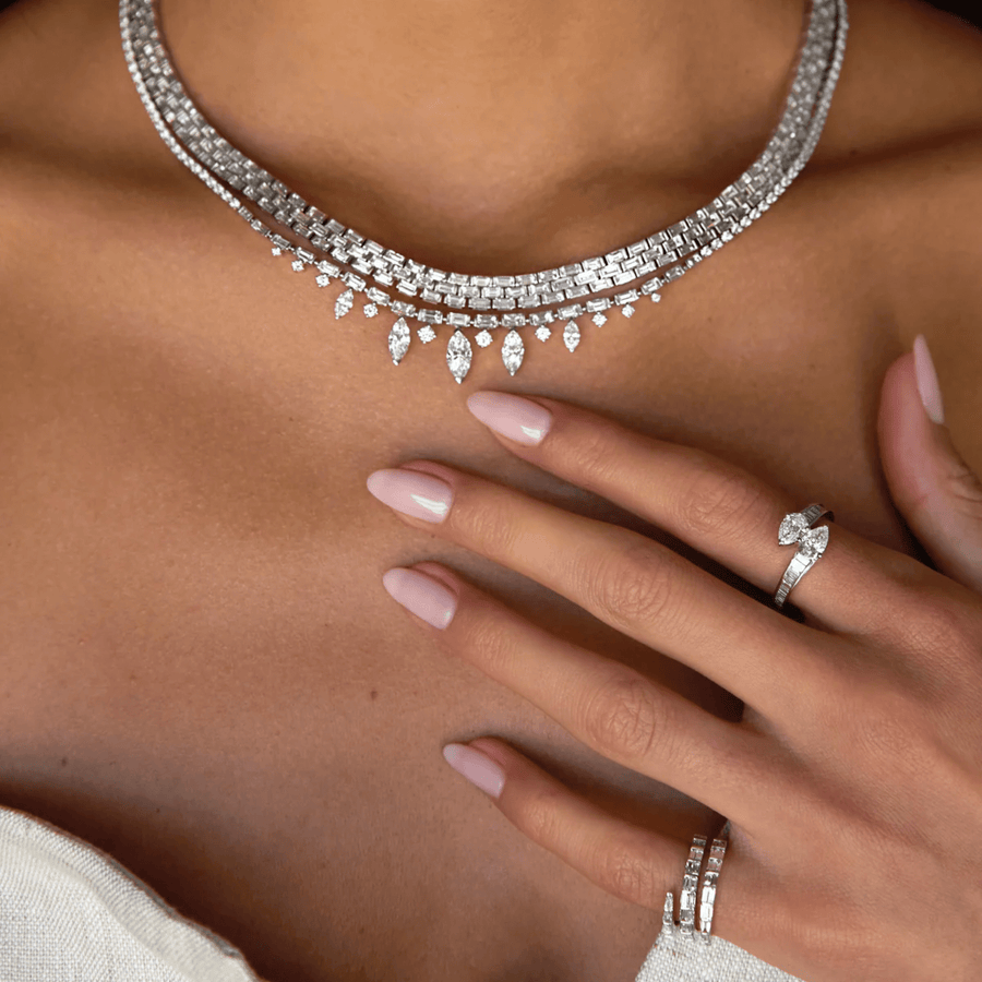 Anita Ko Diamond Saturn Ring - AKRSAT-WG