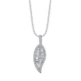 Anita Ko Large Leaf Diamond Necklace-Anita Ko Large Leaf Diamond Necklace - AKLLNK - WG