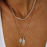 Anita Ko Large Leaf Diamond Necklace-Anita Ko Large Leaf Diamond Necklace - AKLLNK - WG