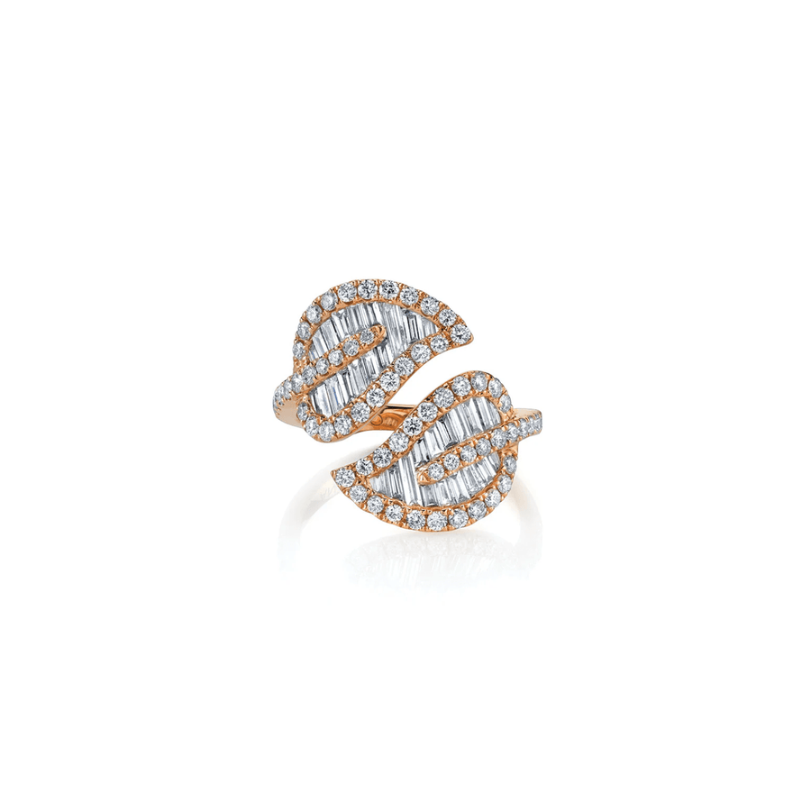 Anita Ko Large Leaf Diamond Ring - AKXLR700-RG
