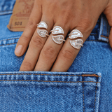 Anita Ko Large Leaf Diamond Ring-Anita Ko Large Leaf Diamond Ring - AKXLR700-RG
