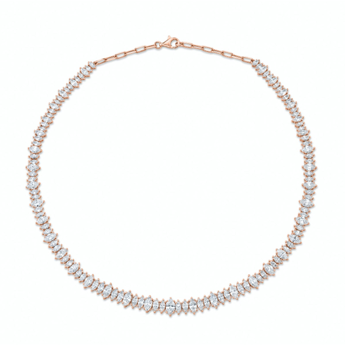 Anita Ko Marquise Diamond Choker - AKNMQ-RG