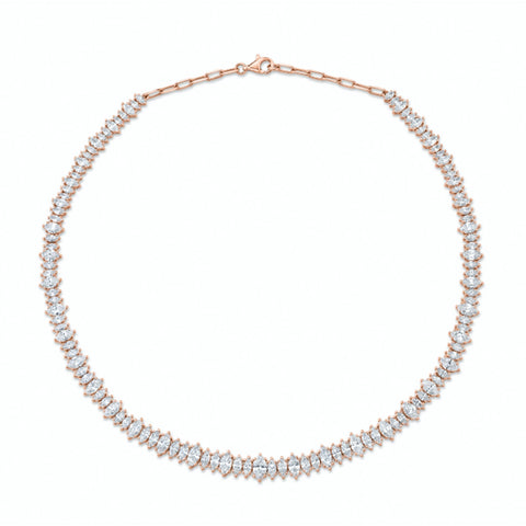 Anita Ko Marquise Diamond Choker-Anita Ko Marquise Diamond Choker - AKNMQ-RG