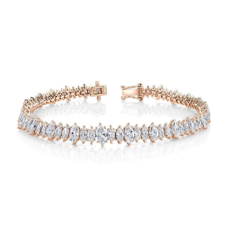 Anita Ko Marquise Diamond Tennis Bracelet - AKMQTB-RG