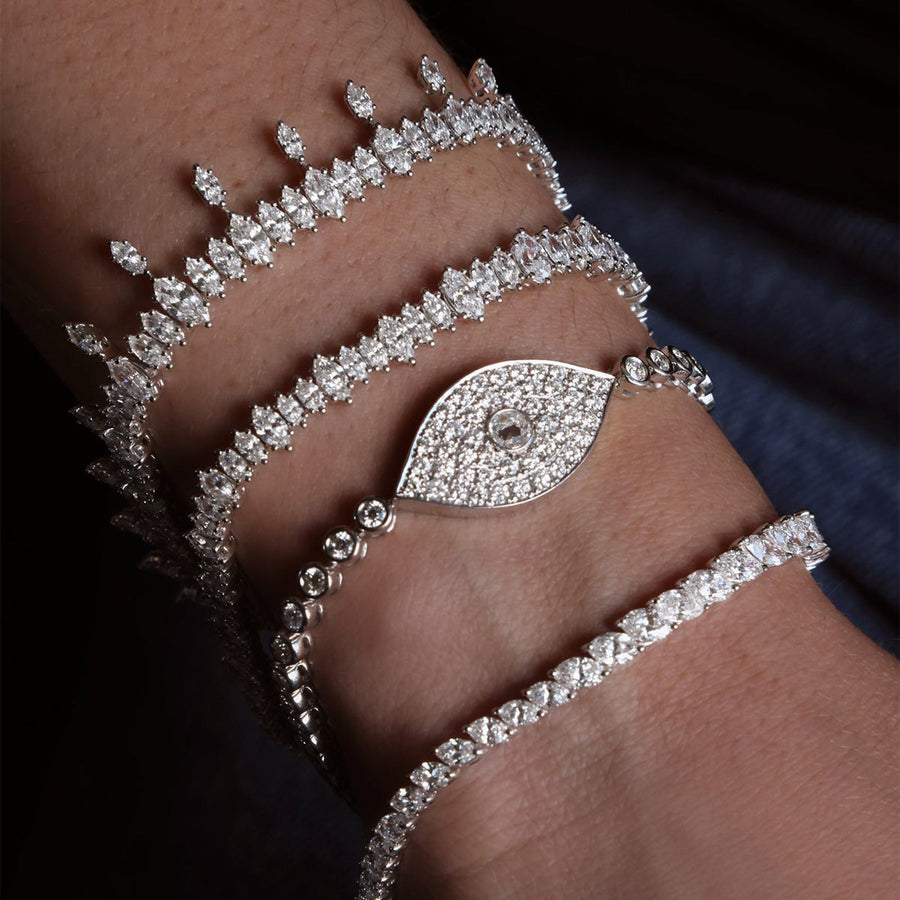 Anita Ko Marquise Diamond Tennis Bracelet - AKMQTB-RG