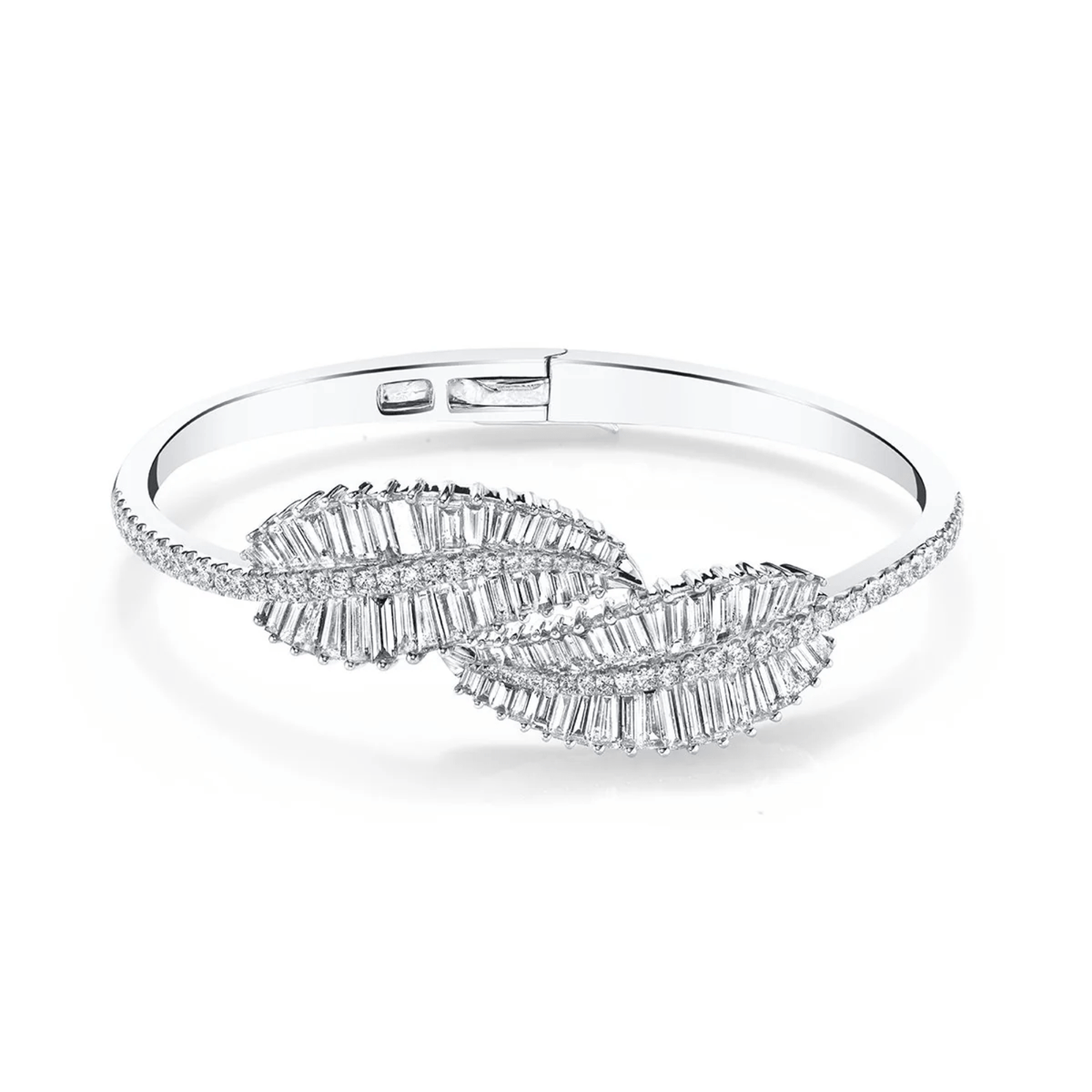 Anita Ko Palm Leaf Diamond Bracelet - AKPLB - WG