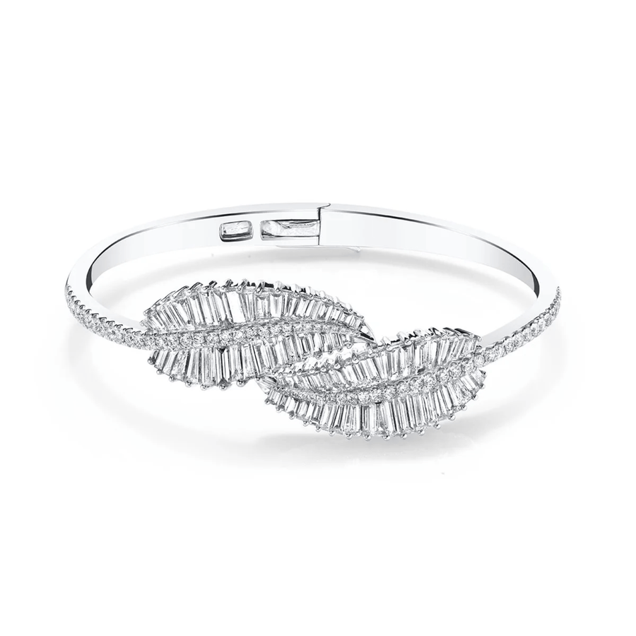 Anita Ko Palm Leaf Diamond Bracelet - AKPLB - WG