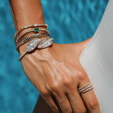 Anita Ko Palm Leaf Diamond Bracelet-Anita Ko Palm Leaf Diamond Bracelet - AKPLB - WG