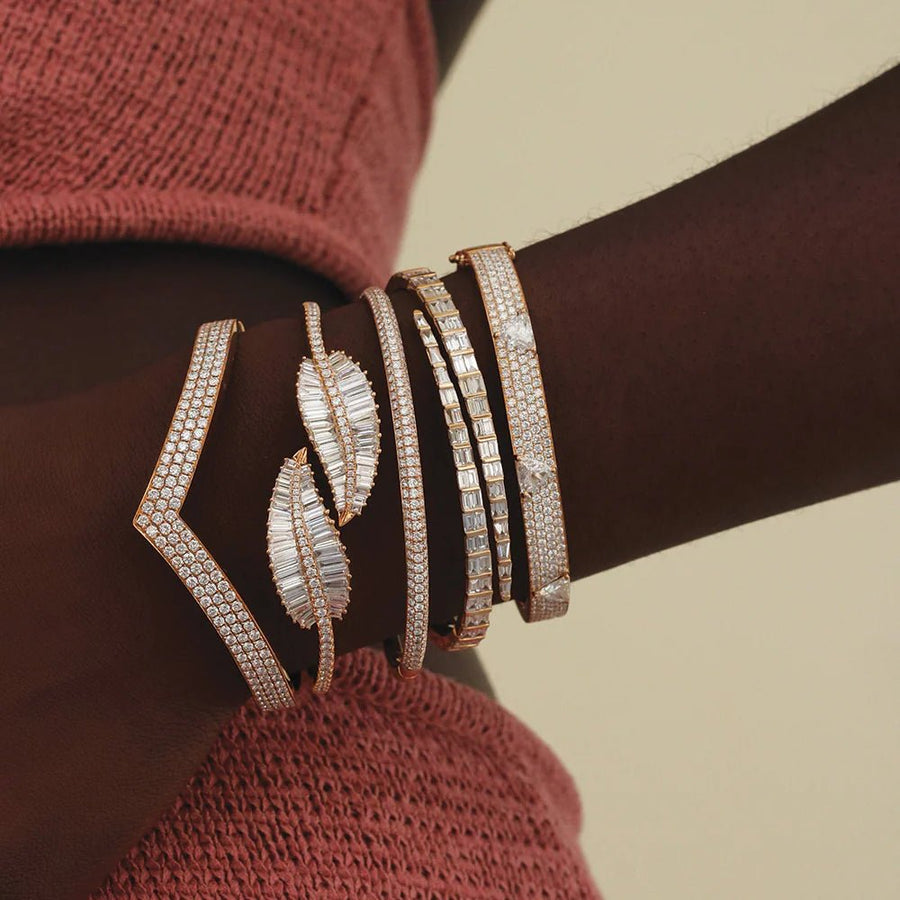 Anita Ko Palm Leaf Diamond Bracelet AKPLB-YG