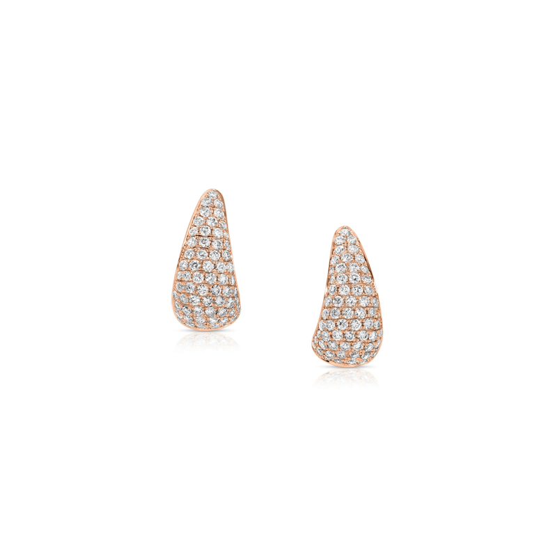 Anita Ko Small Diamond Claw Earrings-Anita Ko Small Diamond Claw Earrings - AKDCLAW - S - RG