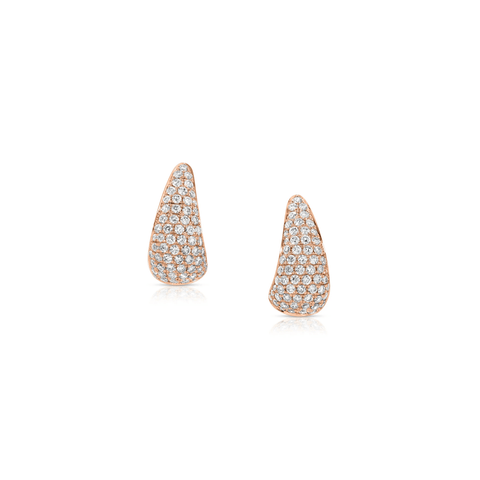 Anita Ko Small Diamond Claw Earrings-Anita Ko Small Diamond Claw Earrings - AKDCLAW - S - RG