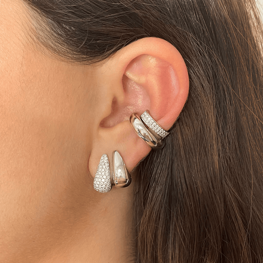 Anita Ko Small Diamond Claw Earrings - AKDCLAW - S - WG