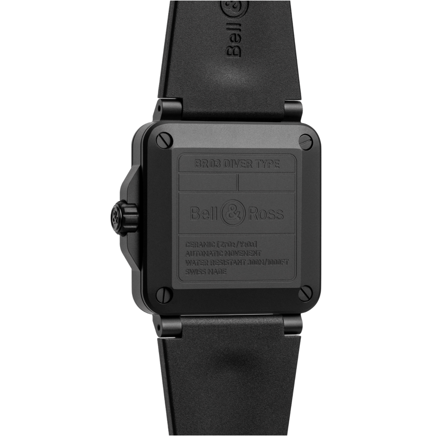 Bell & Ross BR 03 - 92 Diver Lum Outline 42mm - BR03A-D-OL-CE/SRB
