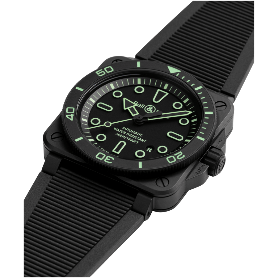 Bell & Ross BR 03 - 92 Diver Lum Outline 42mm - BR03A - D - OL - CE/SRB
