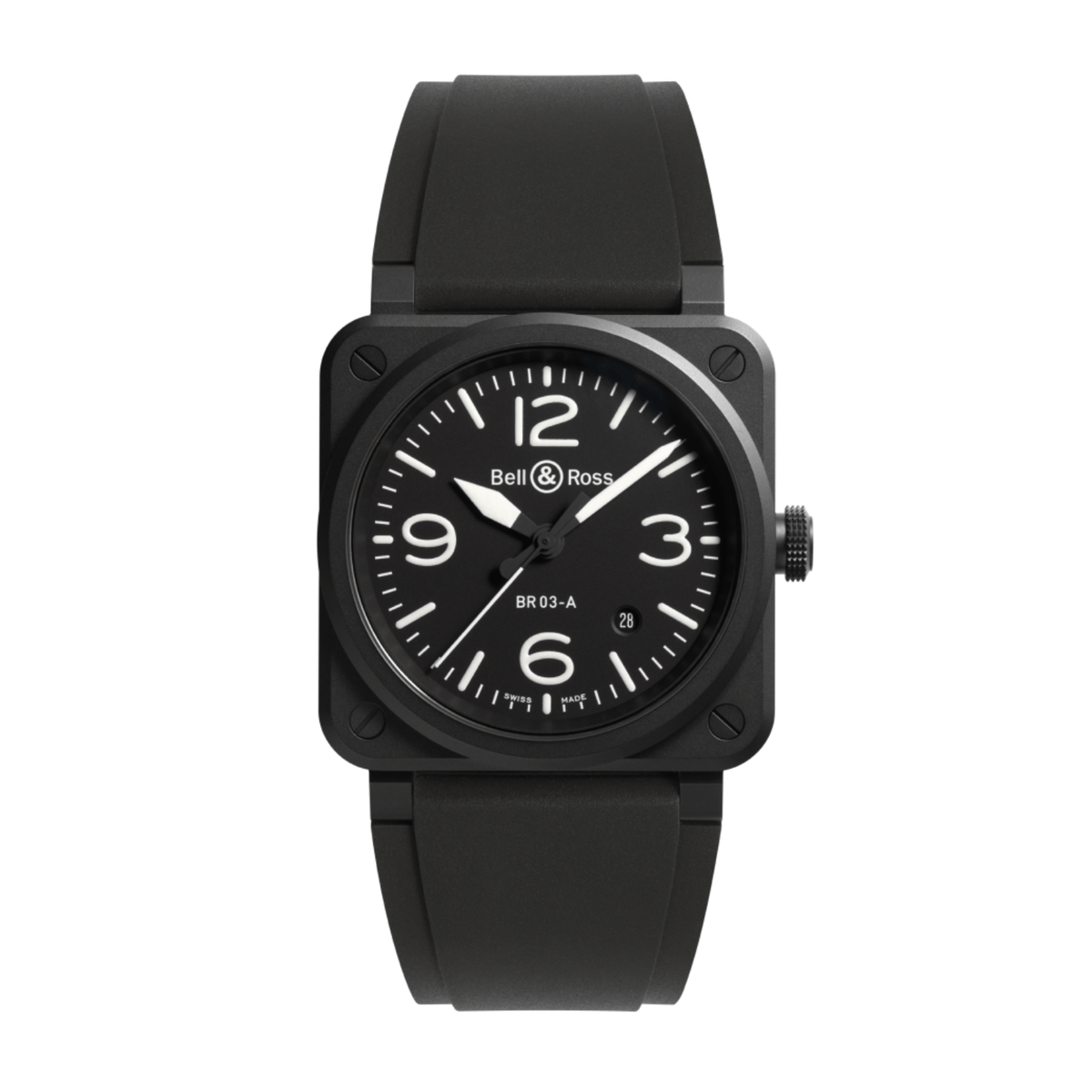 Bell & Ross BR-03 Black Matte BR03A-BL-CE/SRB