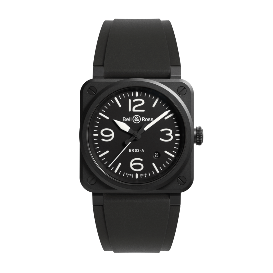 Bell & Ross BR-03 Black Matte BR03A-BL-CE/SRB