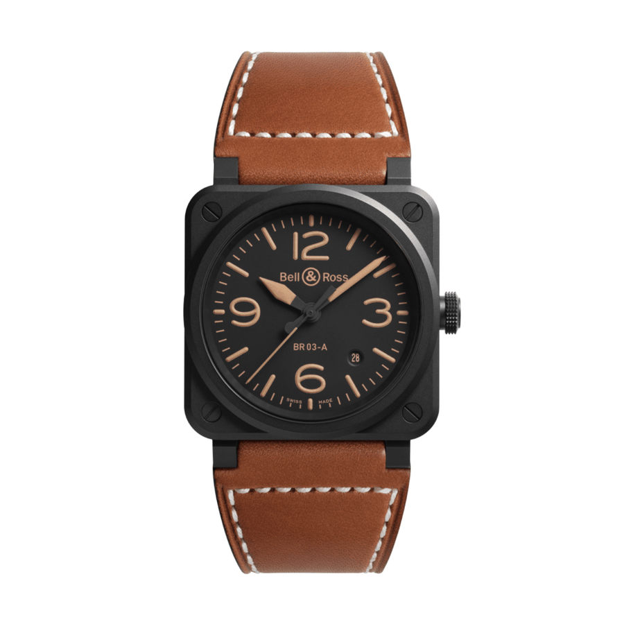 Bell & Ross BR - 03 BR - 03 Heritage 41mm - BR03A - HER - CE/SCA
