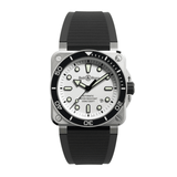 Bell & Ross BR-03 Diver White Steel 42mm-Bell & Ross BR - 03 Diver White Steel 42mm - BR03A - D - WH - ST/SRB