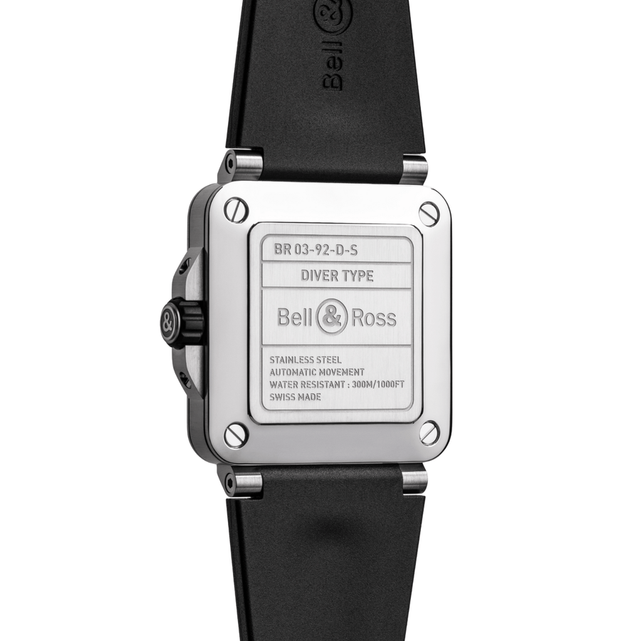 Bell & Ross BR - 03 Diver White Steel 42mm - BR03A - D - WH - ST/SRB