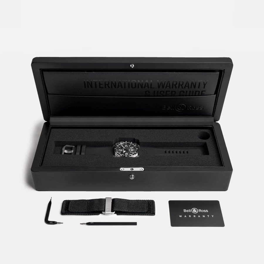 Bell & Ross BR-03 GMT Green Lum 42mm BR0393-GN-ST/SRB