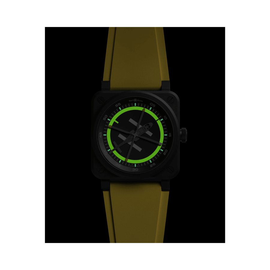 Bell & Ross BR-03 Helipad - BR03A-HE-CE/SRB