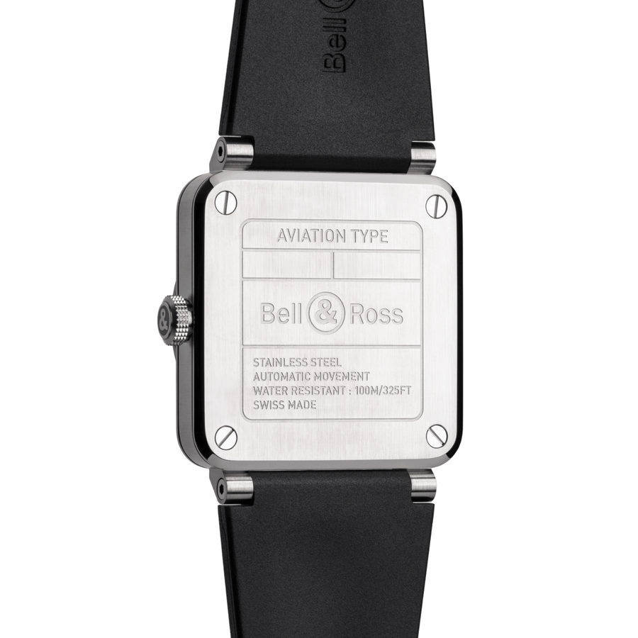 Bell & Ross BR - 03 Skeleton Grey Steel 41mm - BR03A - GR - SKST/SRB