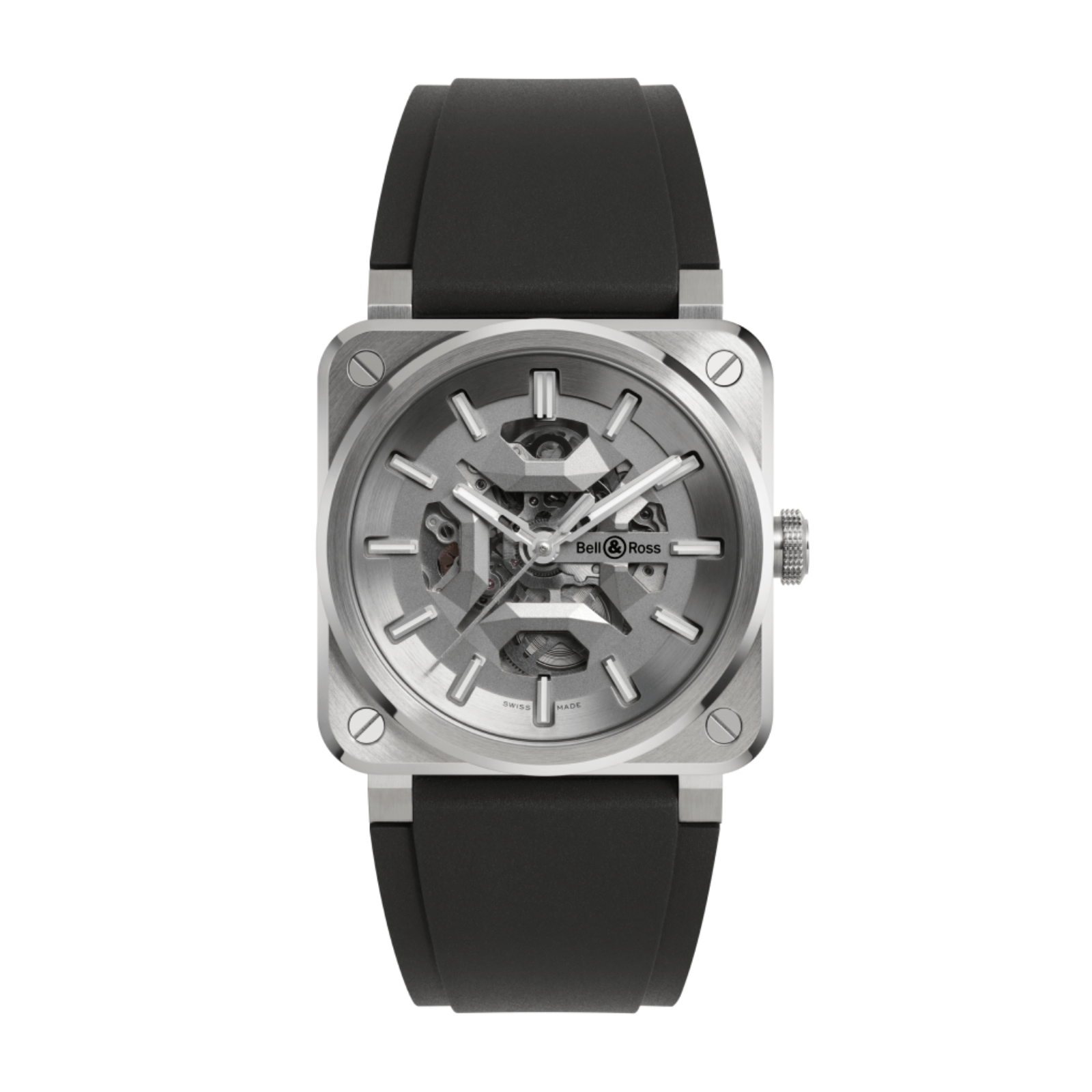 Bell & Ross BR-03 Skeleton Grey Steel 41mm BR03A-GR-SKST/SRB