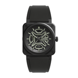 Bell & Ross BR-03 Skeleton Lum Ceramic 41mm-Bell & Ross BR - 03 Skeleton Lum Ceramic 41mm - BR03A - LM - SKCE/SRB