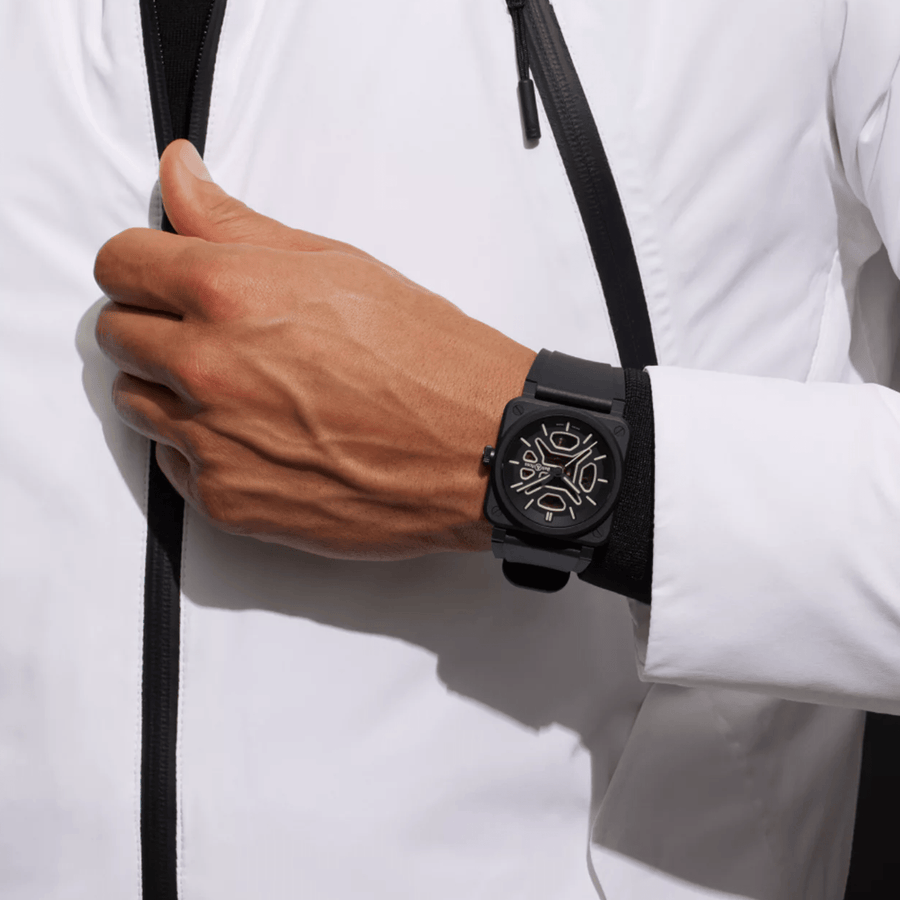 Bell & Ross BR - 03 Skeleton Lum Ceramic 41mm - BR03A - LM - SKCE/SRB
