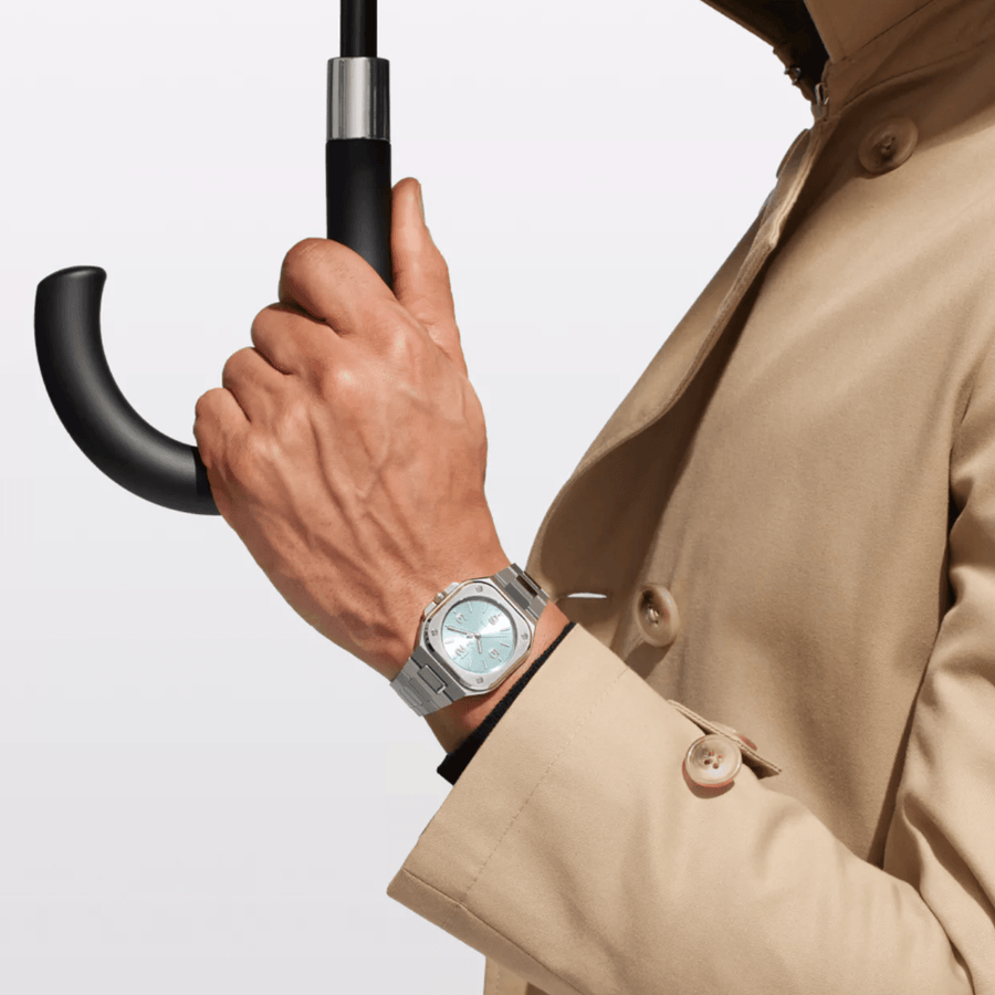 Bell & Ross BR - 05 36mm Ice Blue Steel - BR05A - S - BU - ST/SST